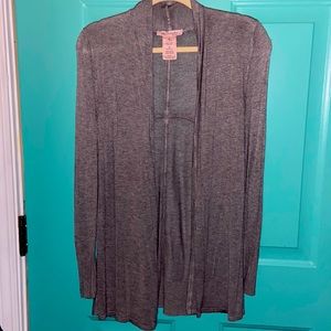 Philosophy gray wrap great condition nice detail on back women size small